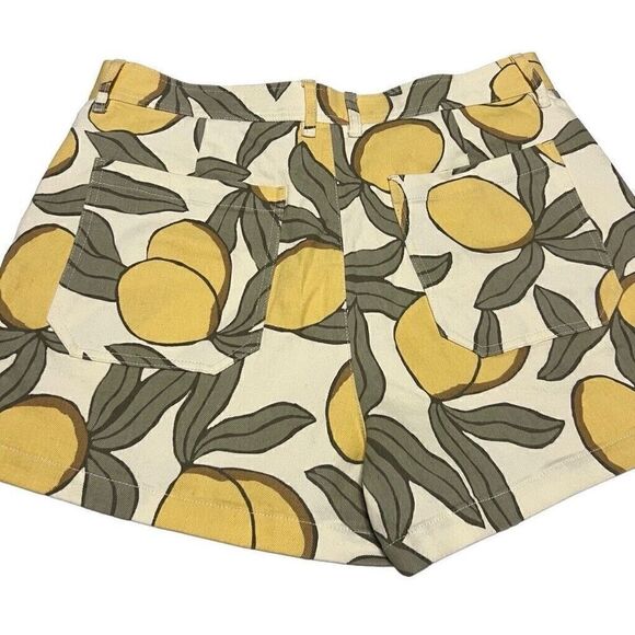 Rebecca Taylor Lemon Print Shorts - Picture 3 of 11